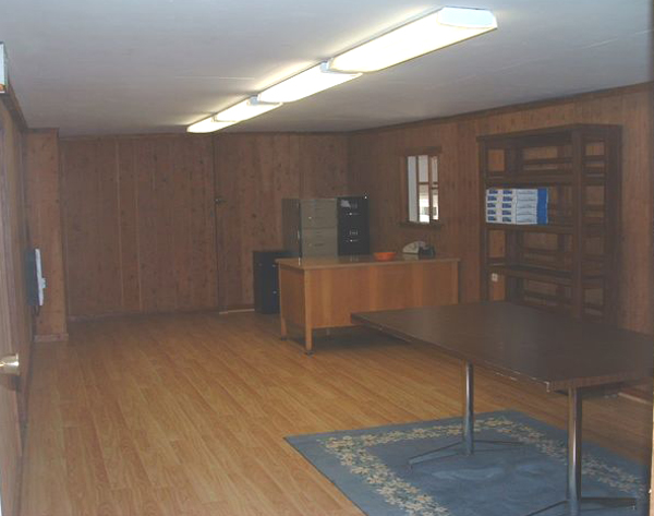 Upstairs meeting room after remodel